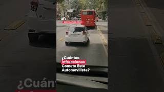 ¿Cuántas infracciones comete este automovilista  N Shorts [upl. by Clementine772]