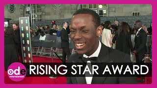 BAFTAs Rising Star Winner Michael Ward cant believe his life [upl. by Trisa]