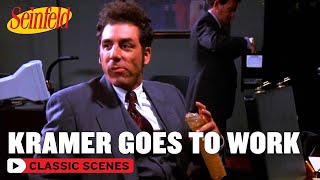 Kramer Pretends To Have A Job  The Bizarro Jerry  Seinfeld [upl. by Sairahcaz943]