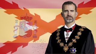 HIMNO DE LOS TERCIOS ESPAÑOLES CON FELIPE VI [upl. by Dylane450]