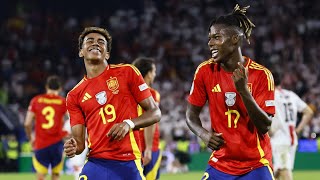 Espanha vence a Geórgia por 4x1 e avança as quartas de final da Eurocopa Euro2024 [upl. by Lyell]