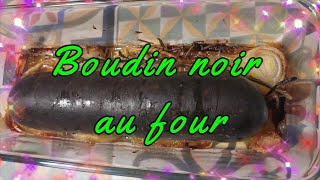 Boudin noir au four Black pudding in the oven [upl. by Anuaek]