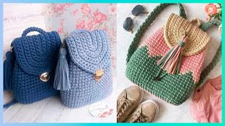 bolsos para niñas tejidos a crochet [upl. by Daffodil]