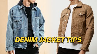 How To  Wear Denim Jackets Streetwear amp Casual [upl. by Lleryt308]