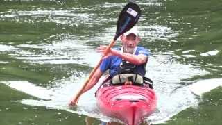 Kayak Forward Stroke  How to Paddle series [upl. by Aluap169]