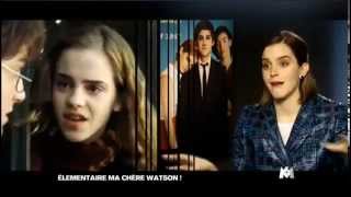 Interview Emma Watson speaks french [upl. by Nireves]