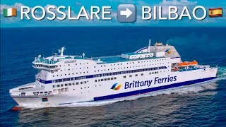 Rosslare To Bilbao Ferry  Brittany Ferries 4K [upl. by Zoarah192]