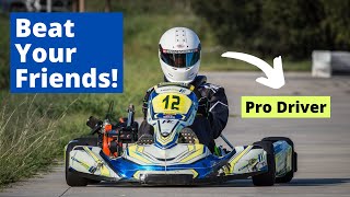 HOW TO WIN GO KARTING  Tips From A Professional Driver Kart Racing For Beginners [upl. by Swann140]