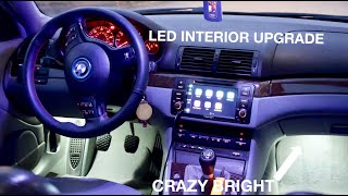 BMW e46 Interior LED Install  Review  BimLand Performance [upl. by Einej]