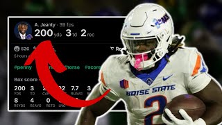 Ashton Jeanty is a CHEAT CODE   Boise St vs Oregon Week 2 CFB [upl. by Elroy]