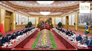 Entretien entre les présidents chinois et brésilien à Beijing [upl. by Sandy737]