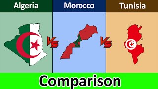 Algeria vs Morocco vs Tunisia  Comparison  Datadotcom [upl. by Vickey782]