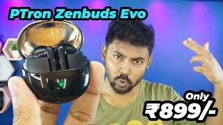 PTron Zenbuds Evo ENC Mic With 45ms Low Latency Gaming Earbuds [upl. by Doralynn]