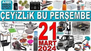 A101 ÇEYİZLİK VE MUTFAK GEREÇLERİ BU PERŞEMBE  A101 21 MART 2024 KATALOĞU  A101 AKTÜEL CAM ÜRÜNLER [upl. by Enrol]