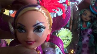 Review Courtly Jester Way Too Wonderland Ever After High Doll PTBR [upl. by Meehar402]