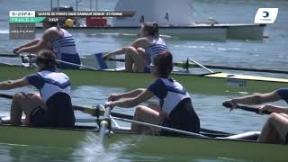 Championnat de France S23 Bateaux longs Libourne 2019 Finale du quatre sans barreur femmesS23F4 [upl. by Ostraw412]