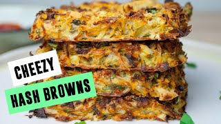 Cheezy Hash Browns  SO VEGAN [upl. by Notsuj575]