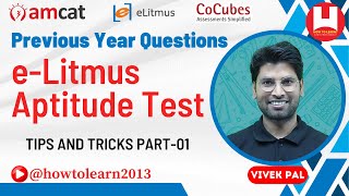 How to Crack eLitmus Test  eLitmus Aptitude Questions and Answers  eLitmus Test  Part01 [upl. by Eirolav]