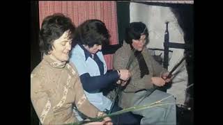 Making Saint Brigid’s Crosses in Strandhill Co Sligo Ireland 1977 [upl. by Durward415]