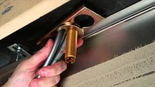 Installing a pulldown or pullout faucet with Reflex  Moen Guided Installations [upl. by Nosecyrb478]