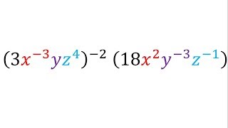 Expresiones algebraicas con exponentes negativos  Ejemplo 3 [upl. by Josefa]