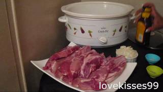 Easy Slow Cooker Pork Ribs Recipe5 ingredients to Fabulous [upl. by Urien]