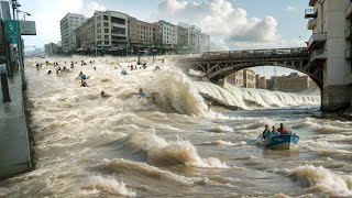 Top 35 minutes of natural disasters caught on camera Most hurricane in history Spain [upl. by Modnarb]