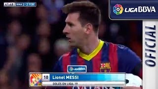 Gol I Goal de Messi 22 y tángana I controversy entre Cesc y Pepe Pisotón de Busquets a Pepe  HD [upl. by Ellenhoj473]