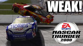 WEAKEST CAR OF ALL TIME  NASCAR Thunder 2000 Career [upl. by Einahpts]