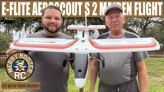 The Perfect First RC Airplane  Aeroscout First flight [upl. by Ennaej]