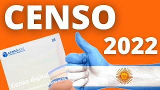 CENSO 2022 🇦🇷 Digital ¿SI o NO  Paso a Paso  Preguntas Frecuentes [upl. by Coreen]