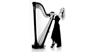 Clair de Lune by Debussy Harp version  Kay Parker [upl. by Laurice]