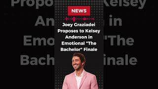 Joey Graziadei Proposes to Kelsey Anderson in Emotional quotThe Bachelorquot Finale [upl. by Zumstein]