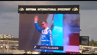 Driver Introductions 💫DAYTONA 💫Xfinity Series Wawa 250 💫82523 [upl. by Gesner]