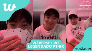 LEGENDADO PTBR Weverse Live Jungkook  quotHehquot  31082023 [upl. by Battiste860]