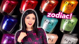 OPI Big Zodiac Energy Nail Polish Collection Swatches and Review  KELLI MARISSA [upl. by Rasec407]