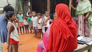 anganwadi class with children in bagla education anganwadi anganwadilatestnews [upl. by Brigida]