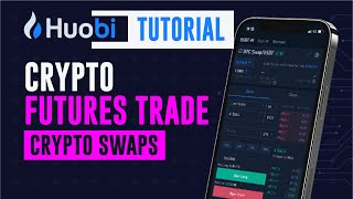 Tutorial Futures Trade Huobi  Mobile App  Mobile View  Smartphone [upl. by Eiraminot]