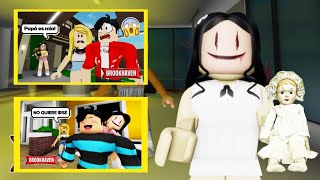 La niña SINIESTRA de Brookhaven  Completo  Mamá vs Roblox [upl. by Ziladnerb]