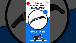 NUEVO Accesorio para la Suzuki GN 125  Platina Lateral Guardacadena [upl. by Aylatan]