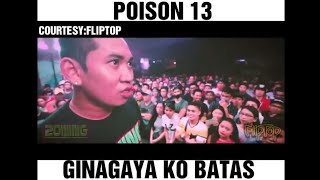 POISON 13  GINAYA SI BATAS ANG LAKAS NG ROUND 3 NIYA [upl. by Aliekahs]