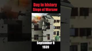 Siege of Warsaw 1939 day in history shorts history [upl. by Raddatz286]