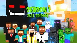 SEASON 1 FULL EPISODE HEROBRINE BROTHERS AND THE DARK LORD  Minecraft Animations [upl. by Annaik193]