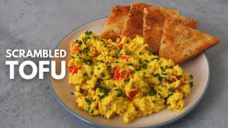 A Delicious Recipe To Eat Tofu For Breakfast  The Perfect Tofu Scramble Recipe [upl. by Eivlys]