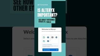 Is Alteryx Important  How It Compares to Other ETL Tools alteryx alteryxtutorial productivity [upl. by Yggep]