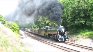 NampW 611 in 2016 The American Steam Excursions [upl. by Allerus]