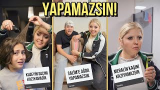 KUZEYİN SAÇINI KAZIYAMAZSIN  YAPAMAZSIN CHALLENGE [upl. by Deloris]