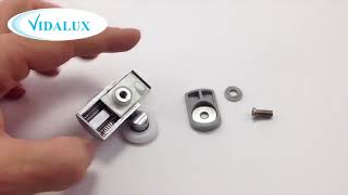 How To Fit And Adjust The Door Wheel Cams On Your Vidalux Shower [upl. by Oly]