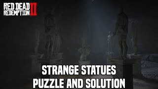 Red Dead Redemption 2  Strange Statues Puzzle Location amp Solution SUPER EASY 1500 [upl. by Elery608]