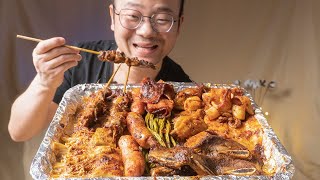 烧烤大咖，家庭烧烤，烤箱烤肉，烤箱食谱，自制美食系列！ [upl. by Eelime]